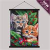 Crystal Art Scroll Cute Cats, 40 x 50 cm