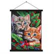 Crystal Art Scroll Cute Cats, 40 x 50 cm | Bild 2