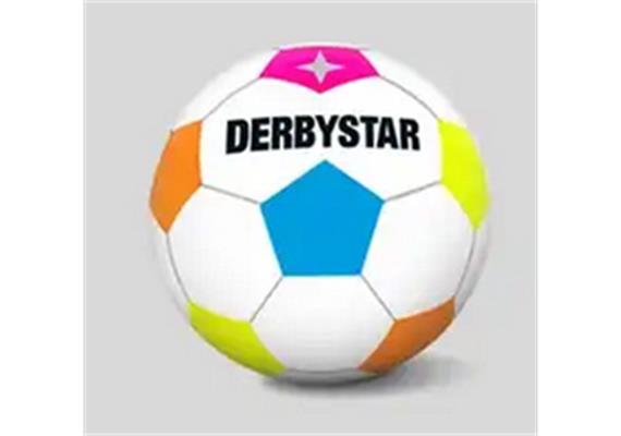 Derbystar Fussball Mini Gummi 6 cm - 5 Gramm - 1 Ball