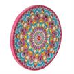 Diamantmalerei rosa Mandala, 30 cm, runde Steine | Bild 2