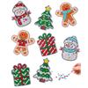 Diamond Art Weihnachtsschmuck- und Magnet-Set (8 Stück)