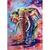 Diamond Painting Set DP2280249 Elephant 50 x 40 cm, eckige Steine