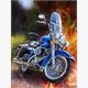 Diamond Painting Set DP238520 Motorbike 40 x 50 cm