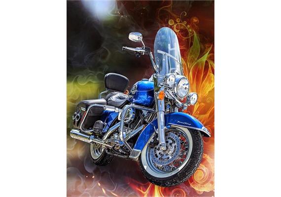 Diamond Painting Set DP238520 Motorbike 40 x 50 cm