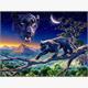 Diamond Painting Set DP238537 Panther 30 x 40 cm