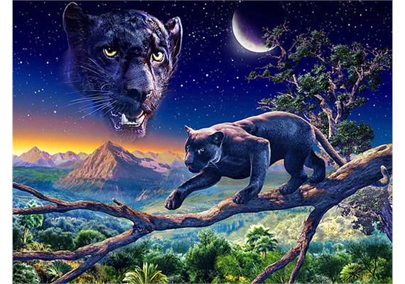 Diamond Painting Set DP238537 Panther 30 x 40 cm