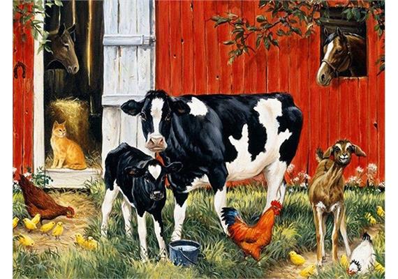 Diamond Painting Set DS22006 Cow 35 x 45 cm