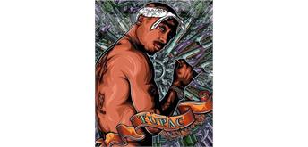 Diamond Painting Set GC81258 Tupac 45 x 35 cm