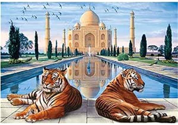 Diamond Painting Set GD73591 Tigers 25 x 35 cm