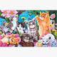 Diamond Painting Set GD7550 Cats 25 x 35 cm