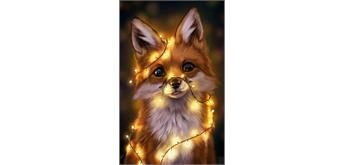 Diamond Painting Set GD75811 Fox 35 x 25 cm