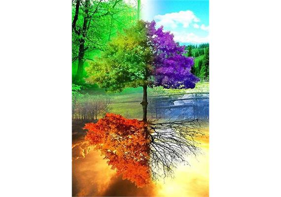 Diamond Painting Set GD80309 Seasons 25 x 35 cm