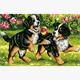 Diamond Painting Set GD82469 Dogs 25 x 35 cm