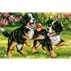 Diamond Painting Set GD82469 Dogs 25 x 35 cm