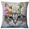 Diamond Painting Set Katze Kissen 40 x 40 cm