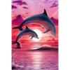 Diamond Painting Set MR21275 Dolphins 15 x 25 cm