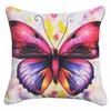 Diamond Painting Set Schmetterling Kissen 40 x 40 cm