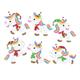 Diamond Painting Sticker Einhorn Party