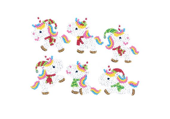 Diamond Painting Sticker Einhorn Party