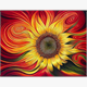 Diamond Painting Sunflower 35 x 45 cm, runde Steine