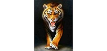 Diamond Painting Tiger 30 x 40 cm mit Rahmen