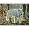 Diamond Painting Wolf 30 x 40 cm mit Rahmen