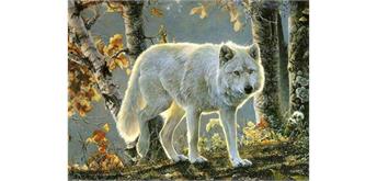 Diamond Painting Wolf 30 x 40 cm mit Rahmen