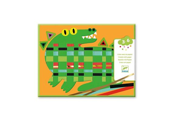 Djeco DJ00088 Flechtpapier Drache