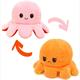 Doppelseitiger Octopus Orange-Pink 20 cm