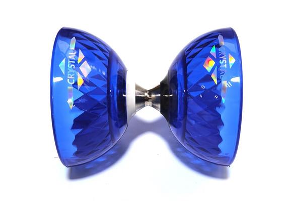 Eureka - Diabolo Set – Crystal Blau mit Lager