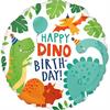 Folienballon Dino Happy Birthday 43 cm ungefüllt