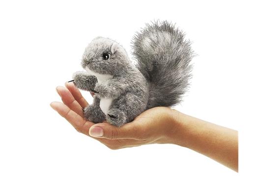 Folkmanis Fingerpuppe 2648 Mini Eichhörnchen, grau