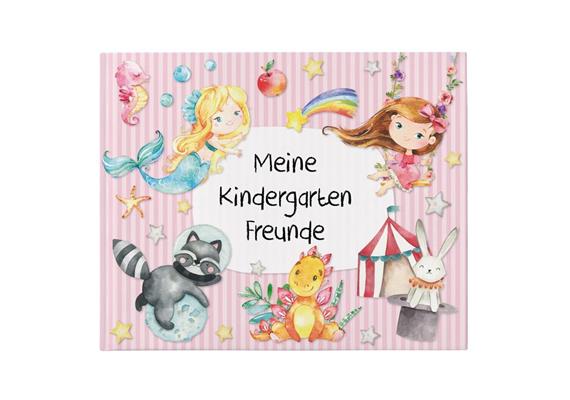 Freundebuch für Kinder – Kindergartenfreunde – Rosa