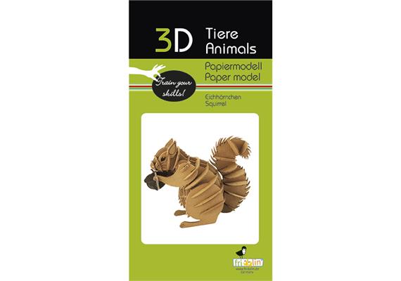 Fridolin 3-D Papiermodell "Eichhörnchen"