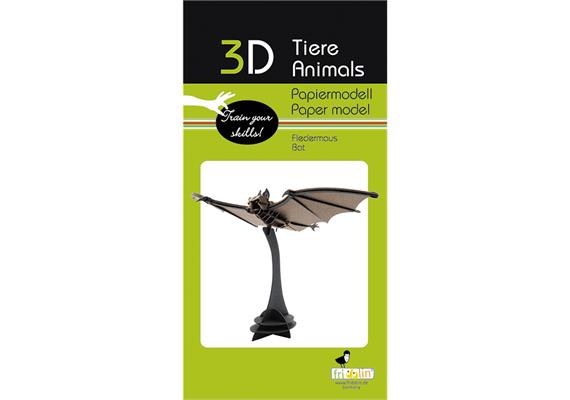 Fridolin 3-D Papiermodell "Fledermaus"