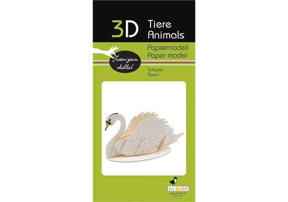 Fridolin 3-D Papiermodell "Schwan"