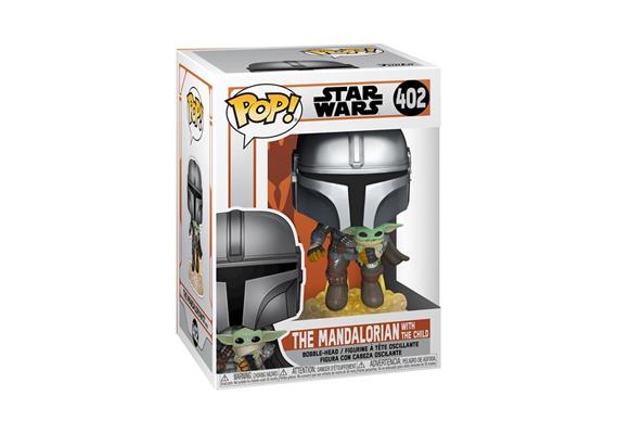 Funko Pop POP SW The Mandalorian w. child Bobble-Head