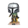 Funko Pop POP SW The Mandalorian w. child Bobble-Head | Bild 2