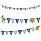 Girlande Happy Birthday, Dinosaurier, 1.8 Meter