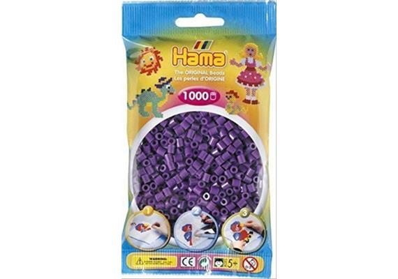 HAMA 207-07 - Bügelperlen violett 1000 Stück