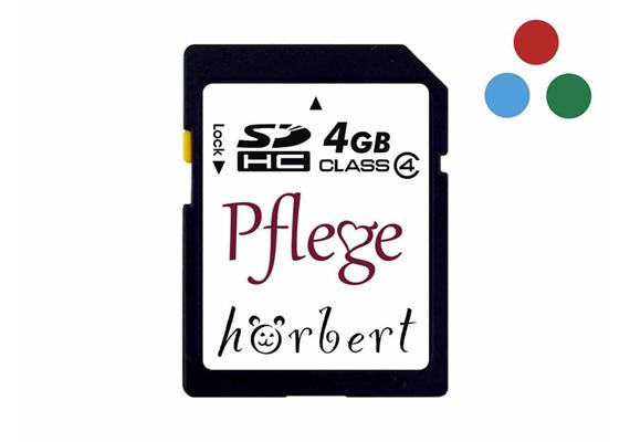 hörbert - 4GB SDHC Speicherkarten-Editionen "Pflege"