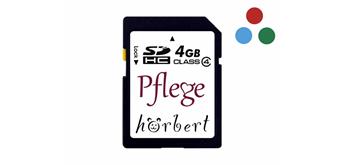 hörbert - 4GB SDHC Speicherkarten-Editionen "Pflege"