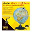 Idena Globus Ø 30 cm Kinder-Leuchtglobus mit Tierabbildungen | Bild 5