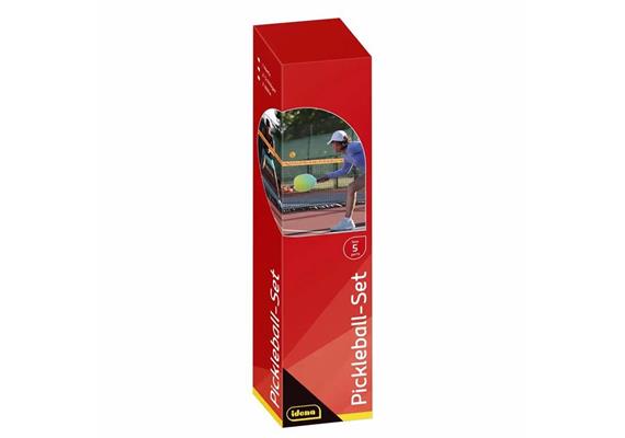 Idena Pickleball Set Netz 2x Schläger/Bälle 5 Teile