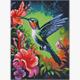 ideyka AMC7845 Diamond Painting - Anspruchsvoller Kolibri 30 x 40 cm