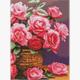 ideyka AMC7857 Diamond Painting - Bunte Rosen 30 x 40 cm