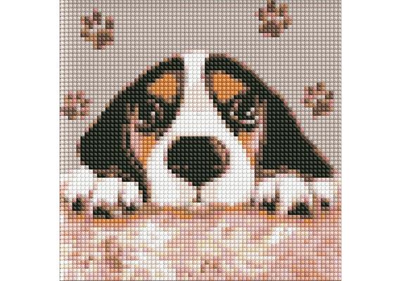 ideyka AMC7951 Diamond Painting - Süsser Hund 20 x 20 cm