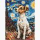 ideyka AMC8018 Diamond Painting - Bezaubernder Jack Russell 30 x 40 cm