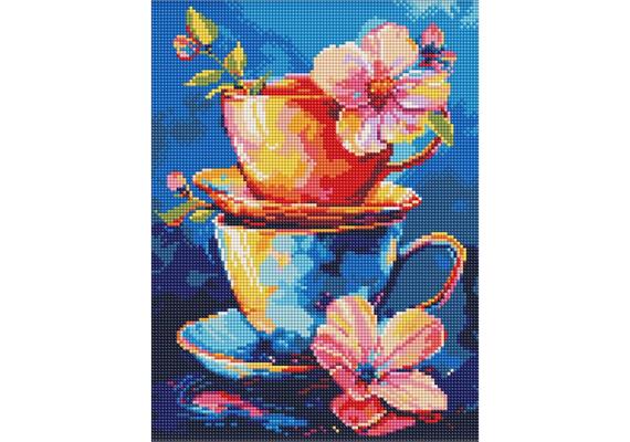 ideyka AMC8038 Diamond Painting - Das Geheimnis der Teeparty 30 x 40 cm