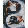 ideyka AMO7031 Diamond Painting - Yin und Yang mit Rahmen 40 x 50 cm